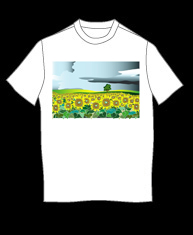 "Sunflowers" tshirt