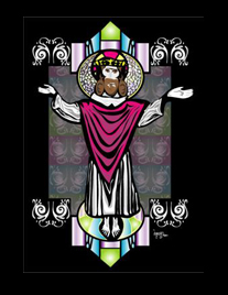 Jesus Stained Glass 2