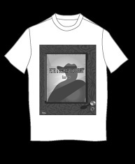 "Man In Window" tshirt