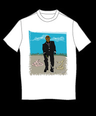 "Blind Man with Snakes" tshirt