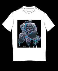 "Blue Rose" tshirt