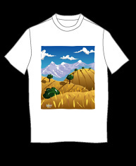 "Country Scene" tshirt