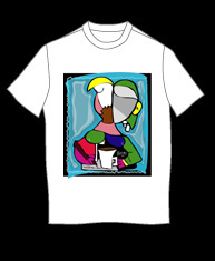 "Cubist Coffee" tshirt
