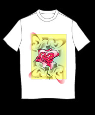 "Roses Wild Background" tshirt
