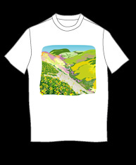 "Scottish Flowers" tshirt